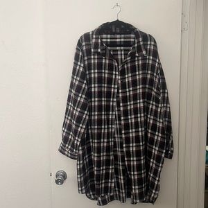 Plaid Shirt Dress